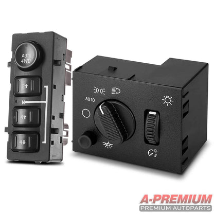 4X4 Selector Switch & Headlight Switch for Cadillac Chevrolet