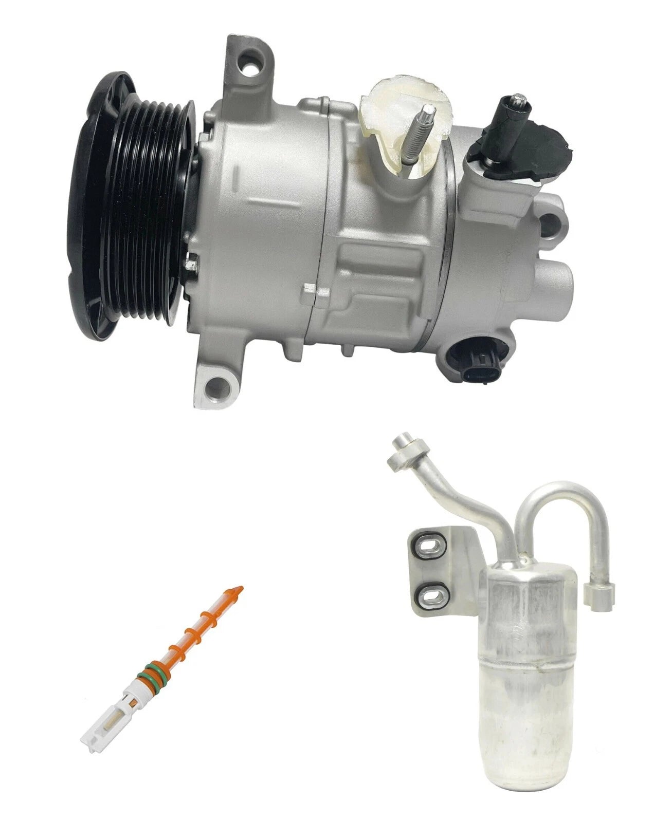 AC Compressor Kit With Condenser for Jeep Patriot 2.0L 2.4L (2008–2017)