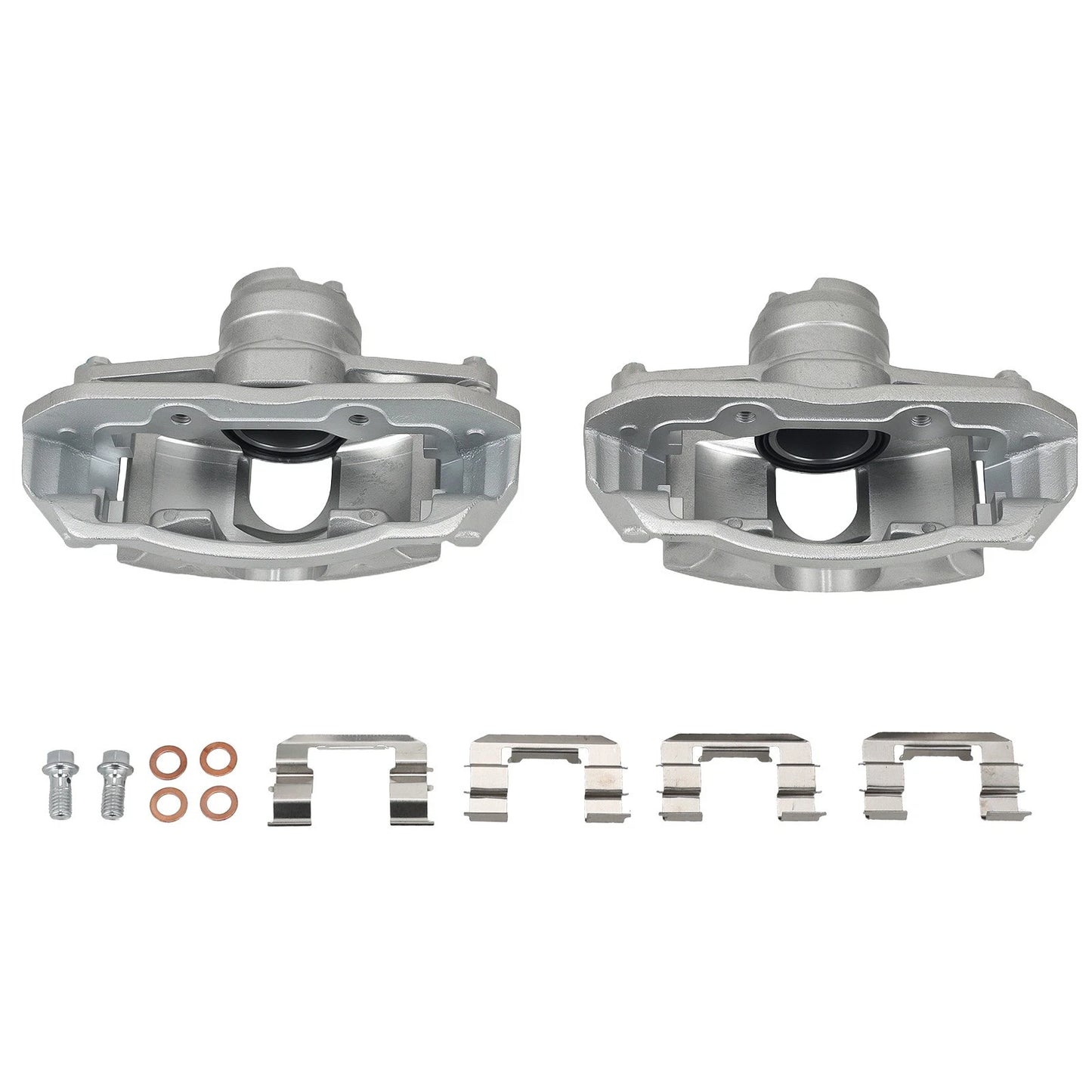 Front Disc Brake Caliper Set for Ford Focus (2008–2011) Left & Right w/Bracket