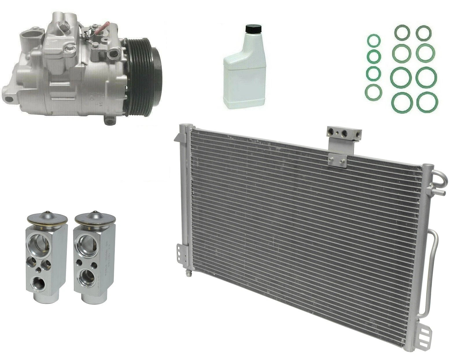 A/C Compressor Kit Replacement with Condenser for Nissan Altima (2007–2013)