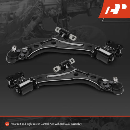 2X Front Lower Control Arm with Ball Joint for Chevy Spark (2016–2022)