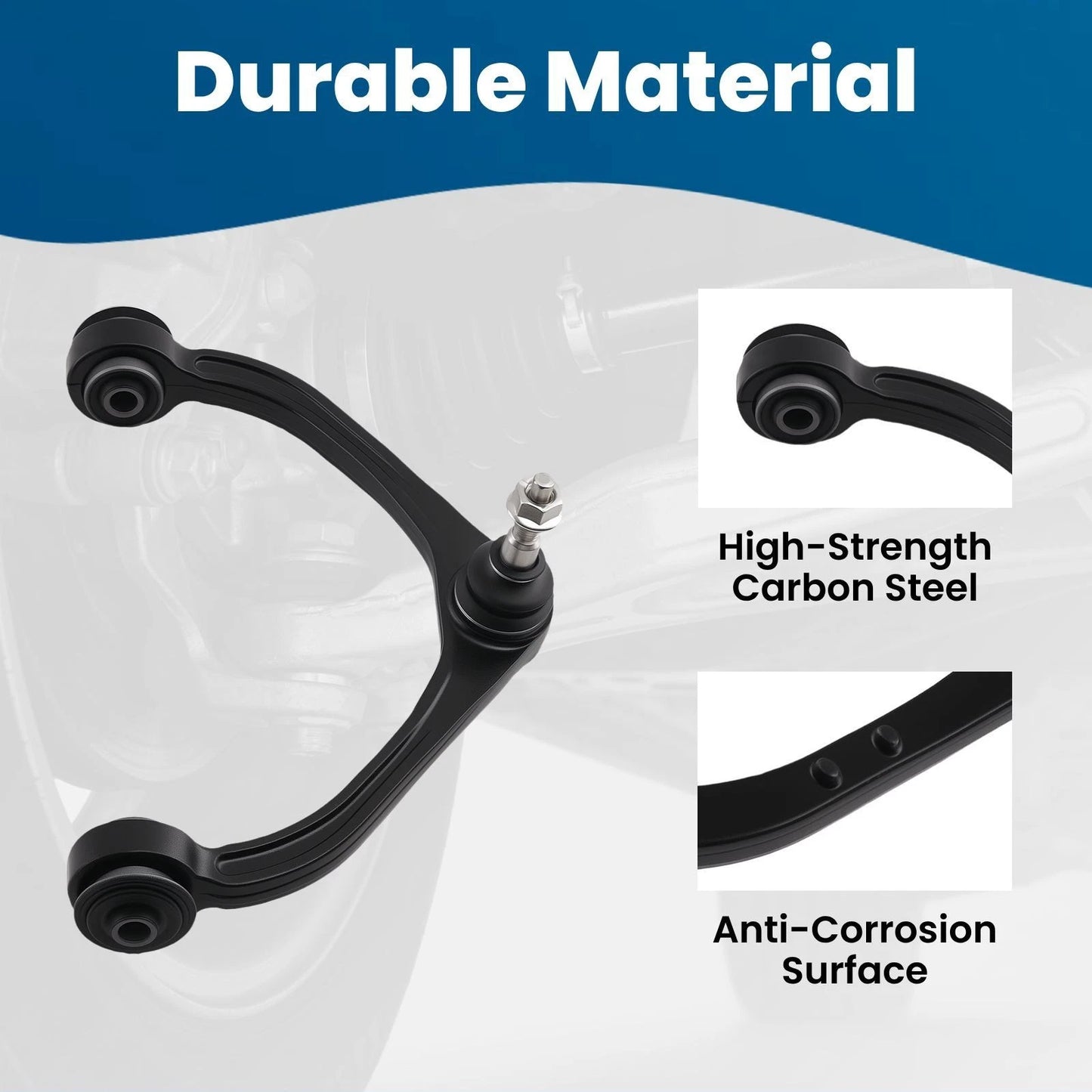 Front Upper Control Arms and Ball Joints Assembly for Dodge Dakota (2005–2011)