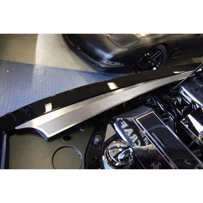 Brushed Stainless Fender Caps with Red LED for Dodge Challenger (2008–2019)
