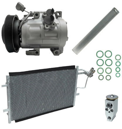 AC Compressor Kit With Condenser Fits Mazda 3 2.3L (2013–2018)