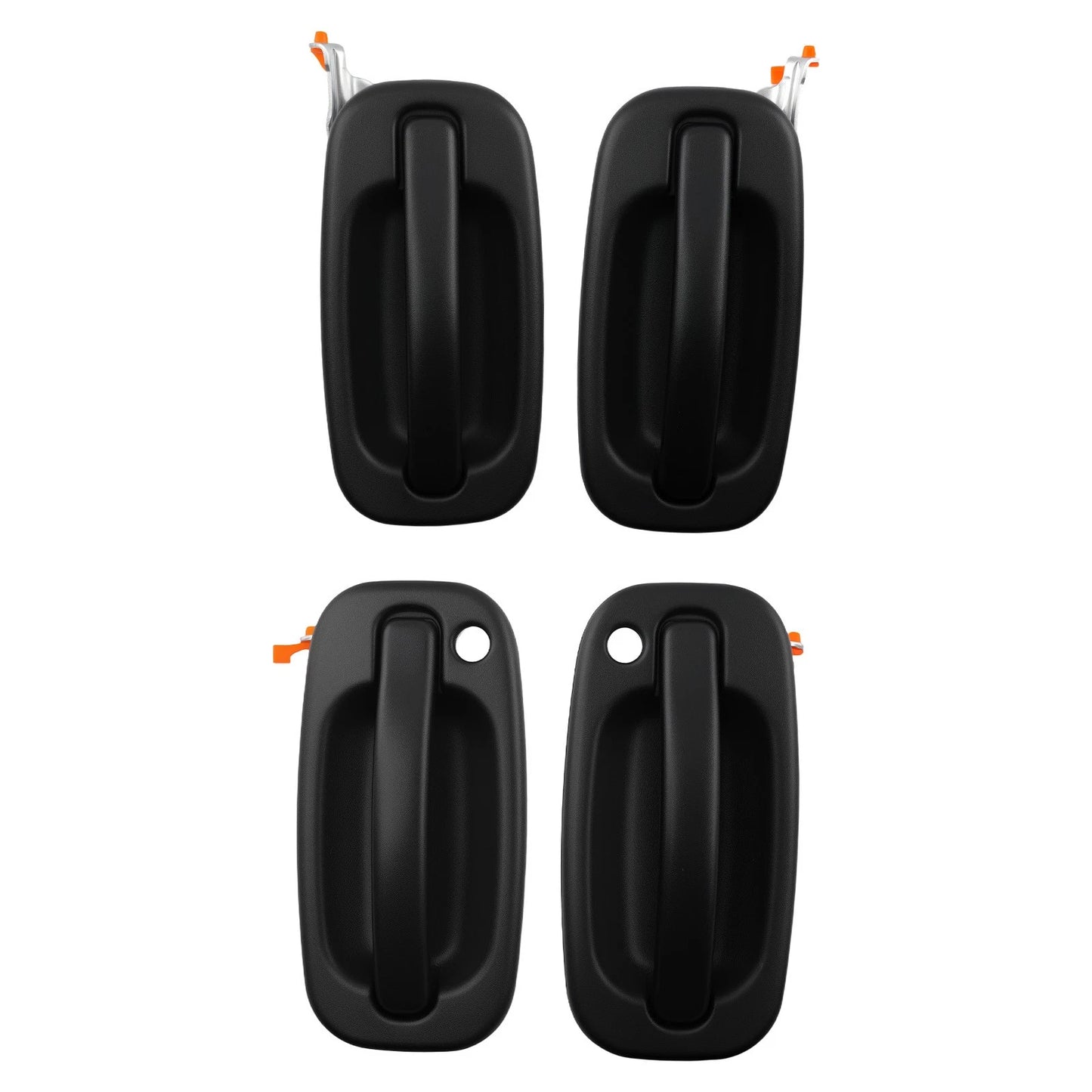 Black Plastic Door Handle Set for GMC Yukon (1999–2006) 4PC