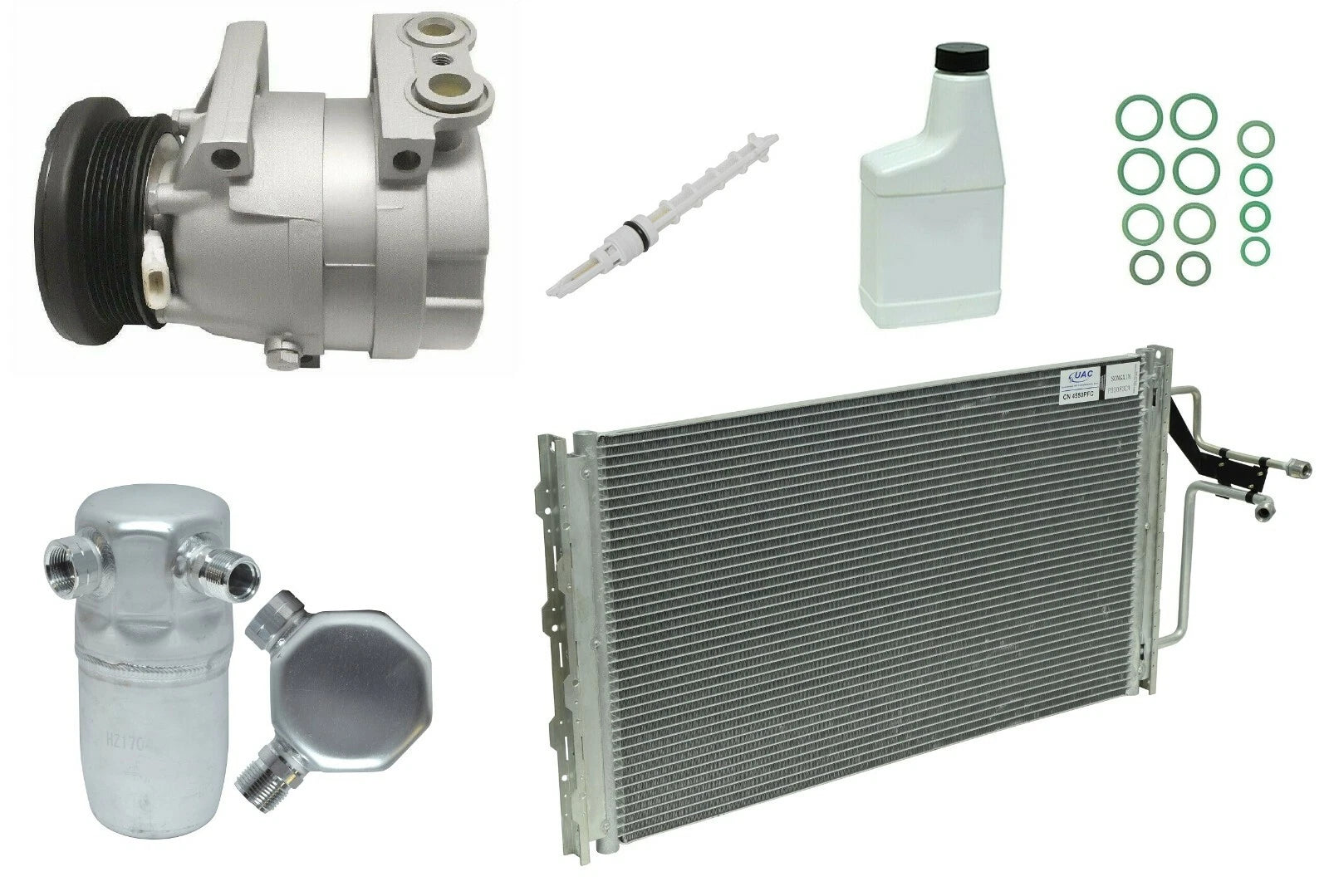 A C Compressor Kit Replacement with Condenser for Toyota Hilux (2005–2015)