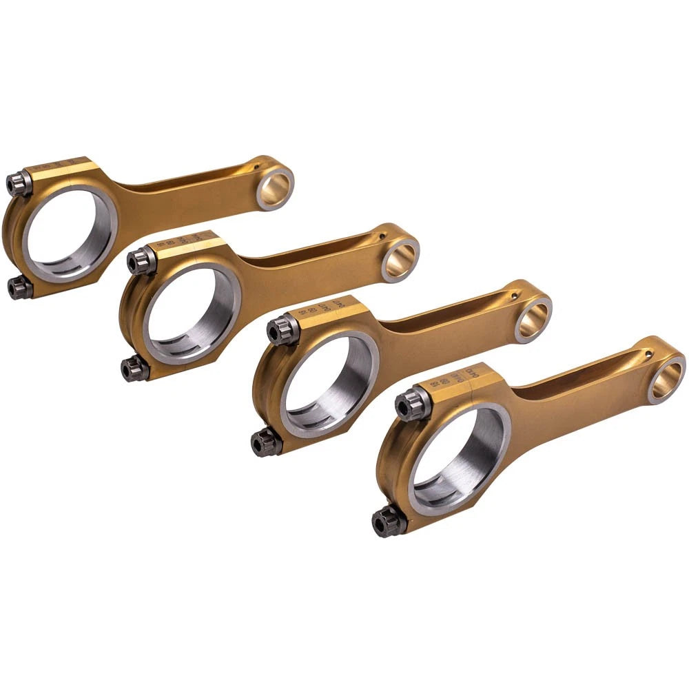 Forged Steel H-Beam Connecting Rods for Mitsubishi 4B11 4B11T (2008–2018)