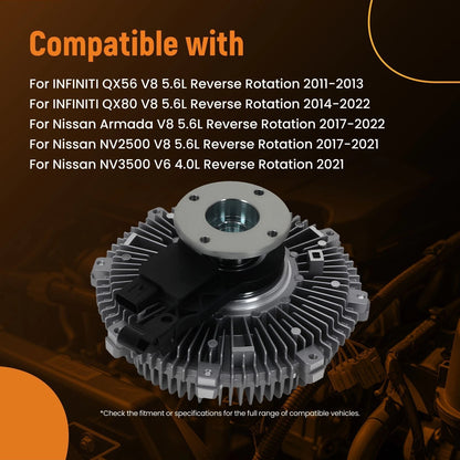 Electronic Fan Clutch for INFINITI QX56 QX80 (2011–2022)