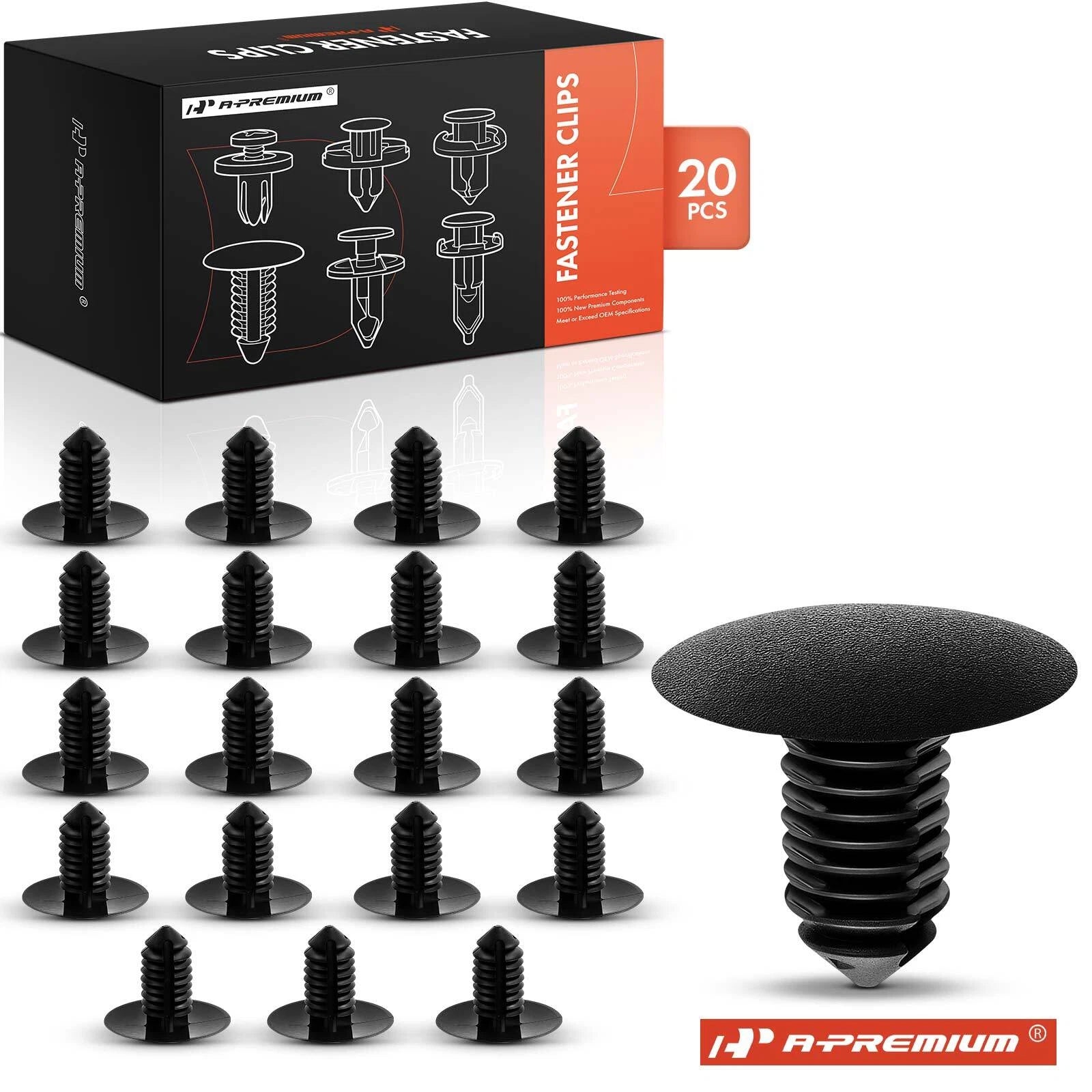20Pcs Nylon Engine Compartment Retainer Clips for GM Chevy