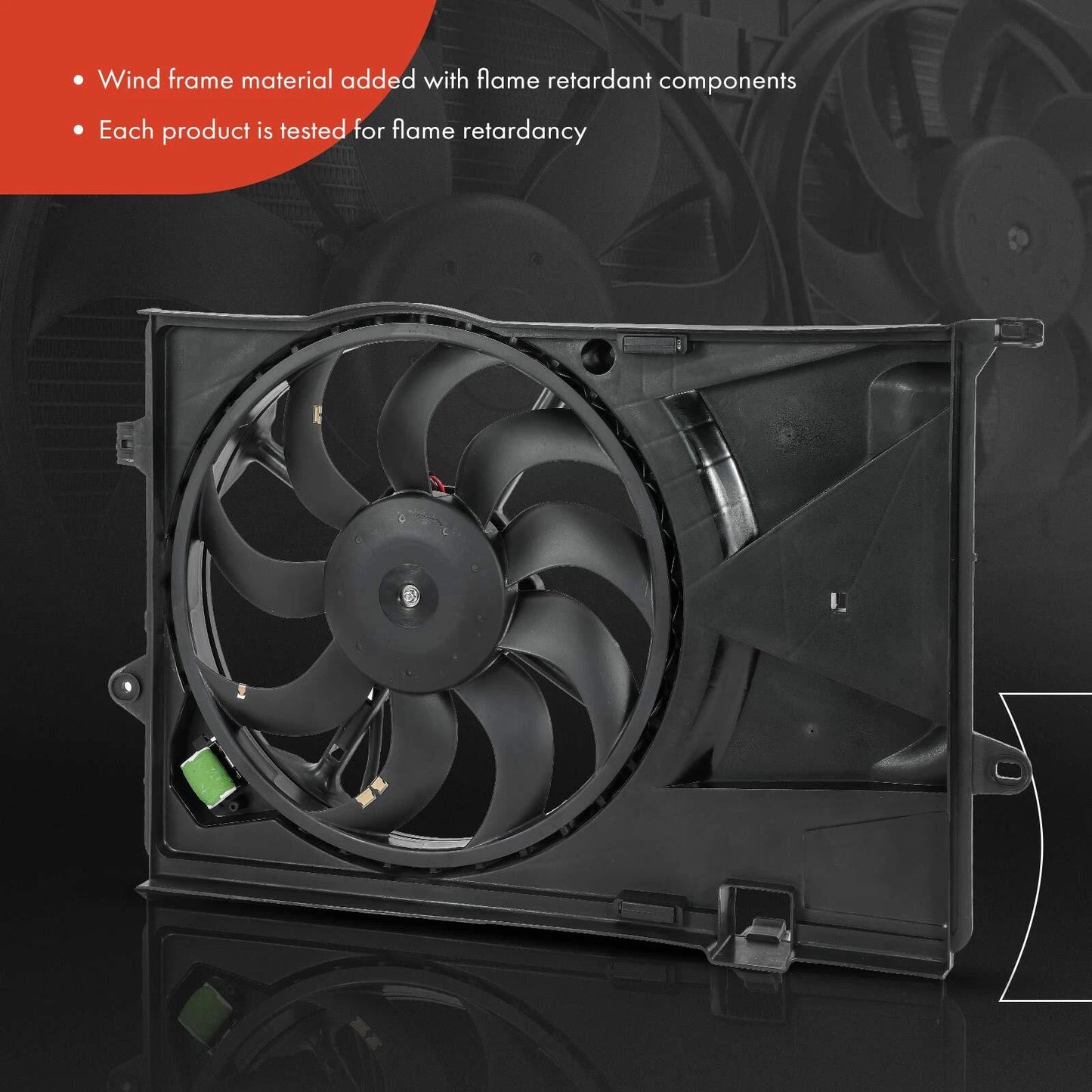 Cooling Fan Assembly with Shroud for Chevrolet Sonic (2012–2020)