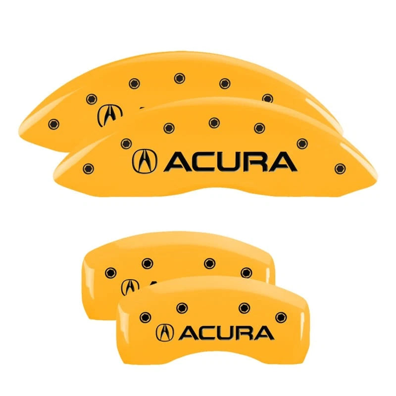 Caliper Covers Yellow Front Pair for Acura ZDX (2010–2013) by MGP