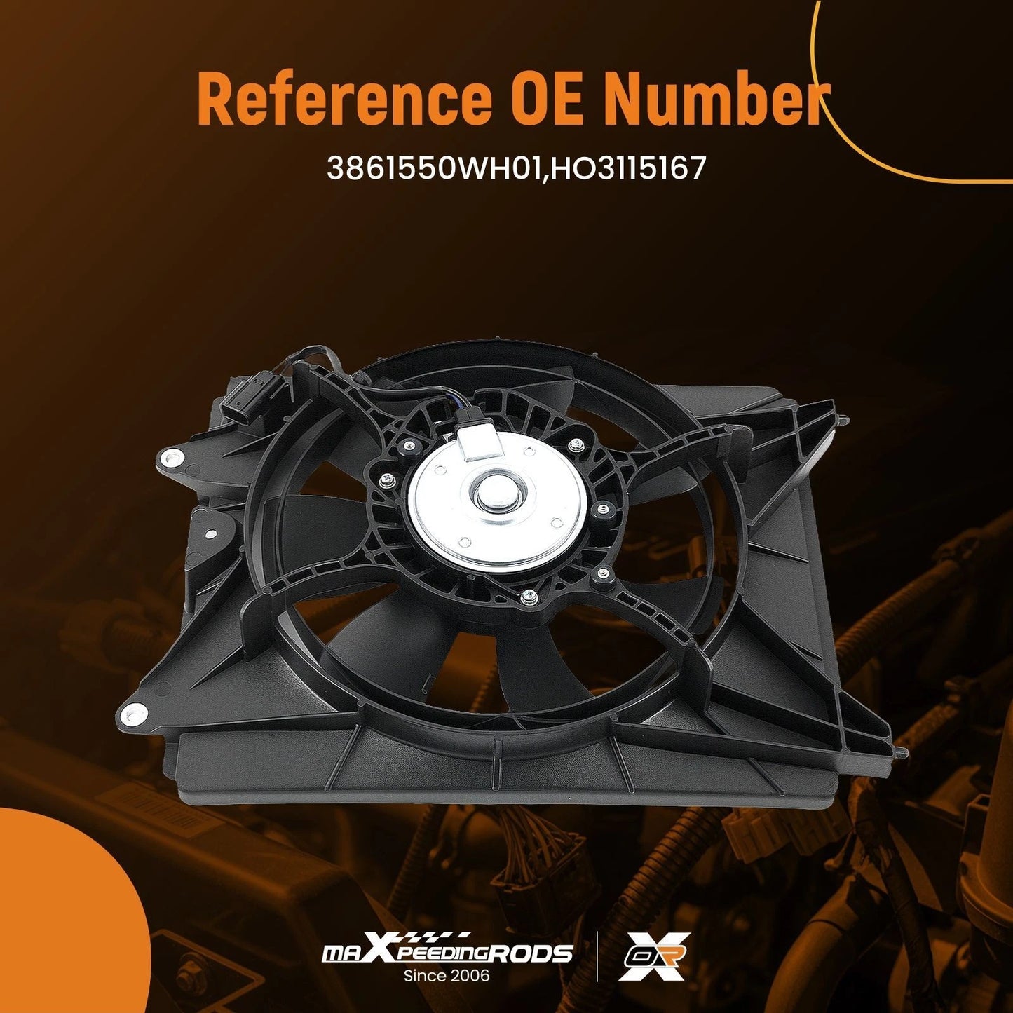 Electric Radiator Cooling Fan for Honda HR-V (2016–2018)