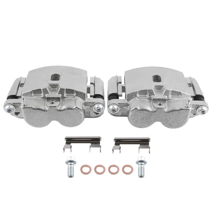 Front Brake Calipers Kit With Bracket for Cadillac Escalade ESV (2015–2020)