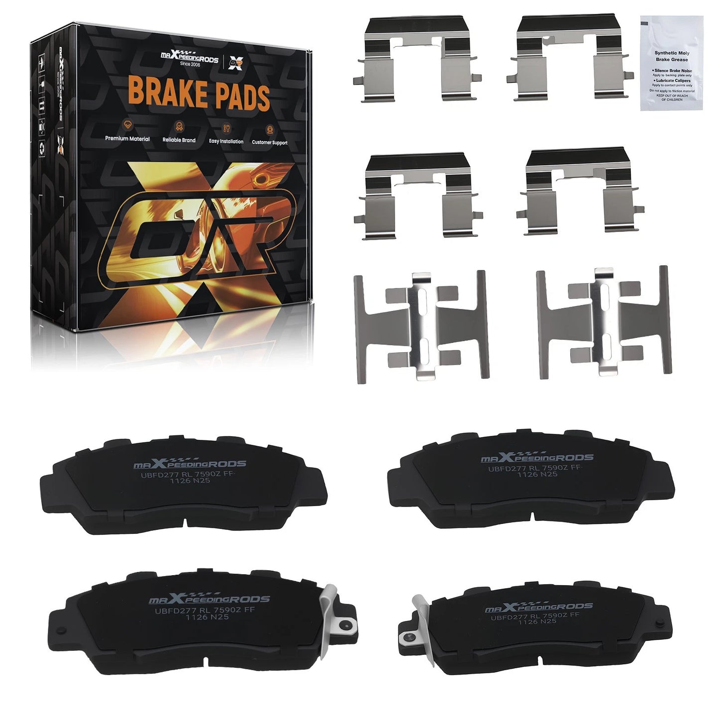 Front Ceramic Brake Pads for Isuzu Oasis and Acura CL Integra (1996–2001)