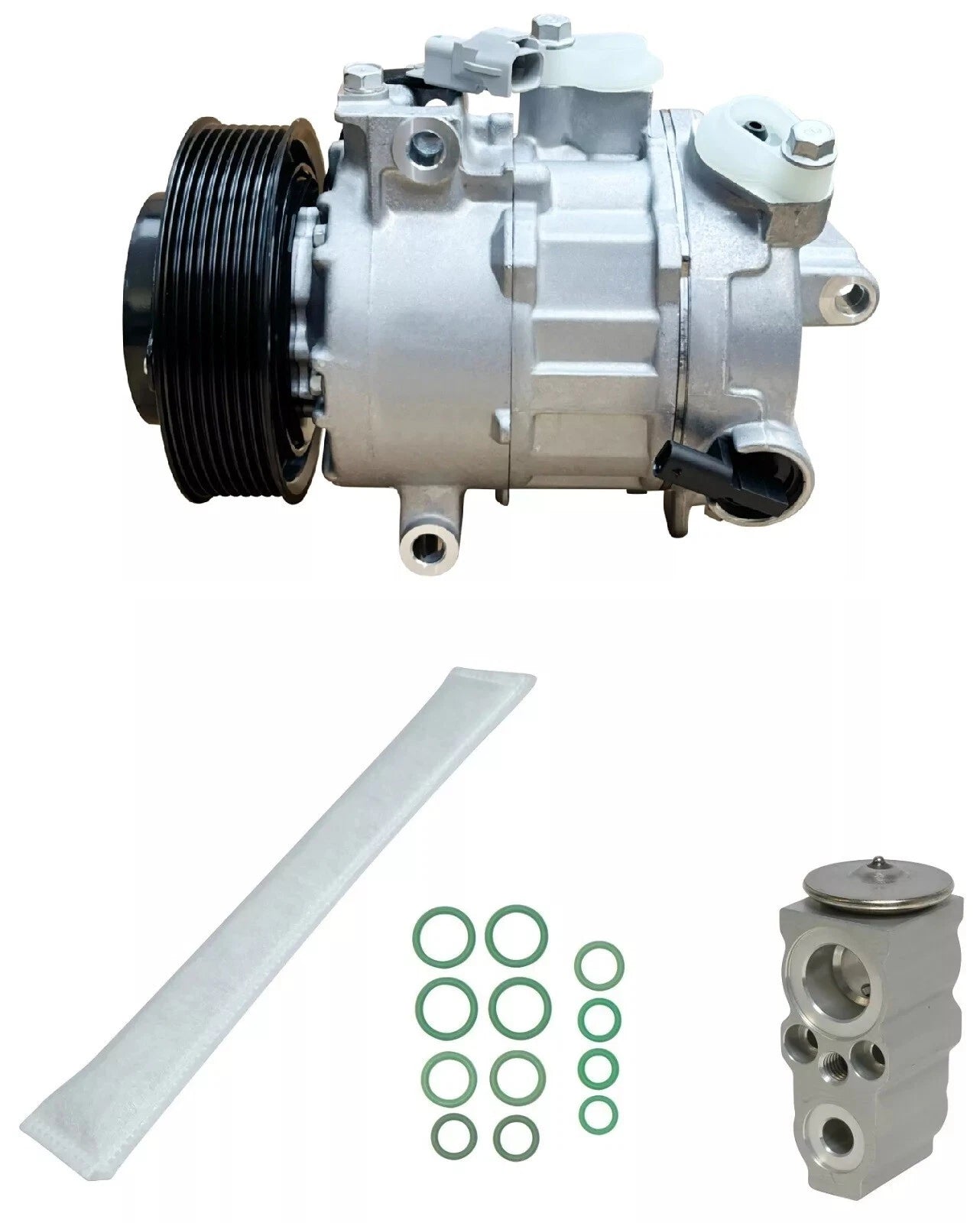 AC Compressor Kit Replacement for Ram 1500 5.7L eTorque Mild Hybrid (2020–2020)