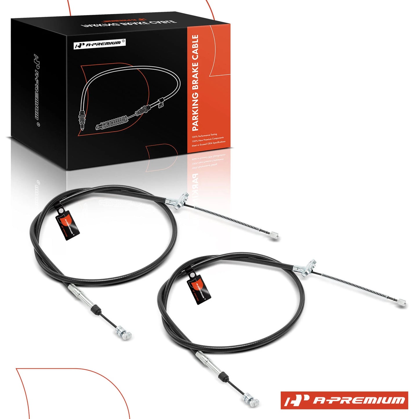 2X Rear Parking Brake Cables for Chevy Prizm (1998–2002)