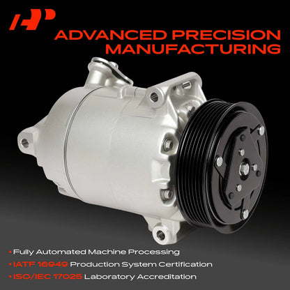 A/C Compressor with Clutch for Chevrolet Malibu, Impala, Buick LaCrosse