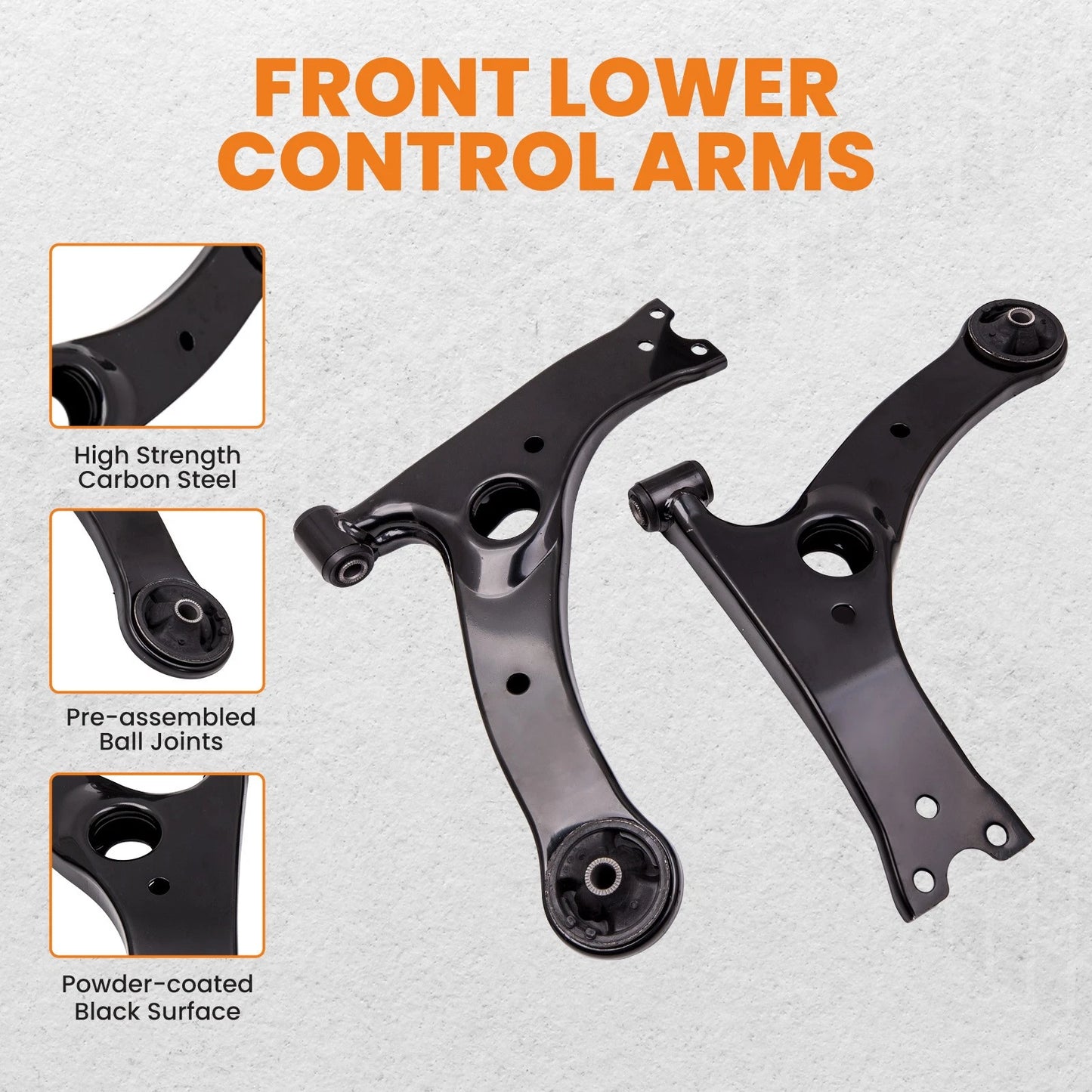 Inner Outer Tie Rod Control Arms for Toyota Corolla (2003–2008)
