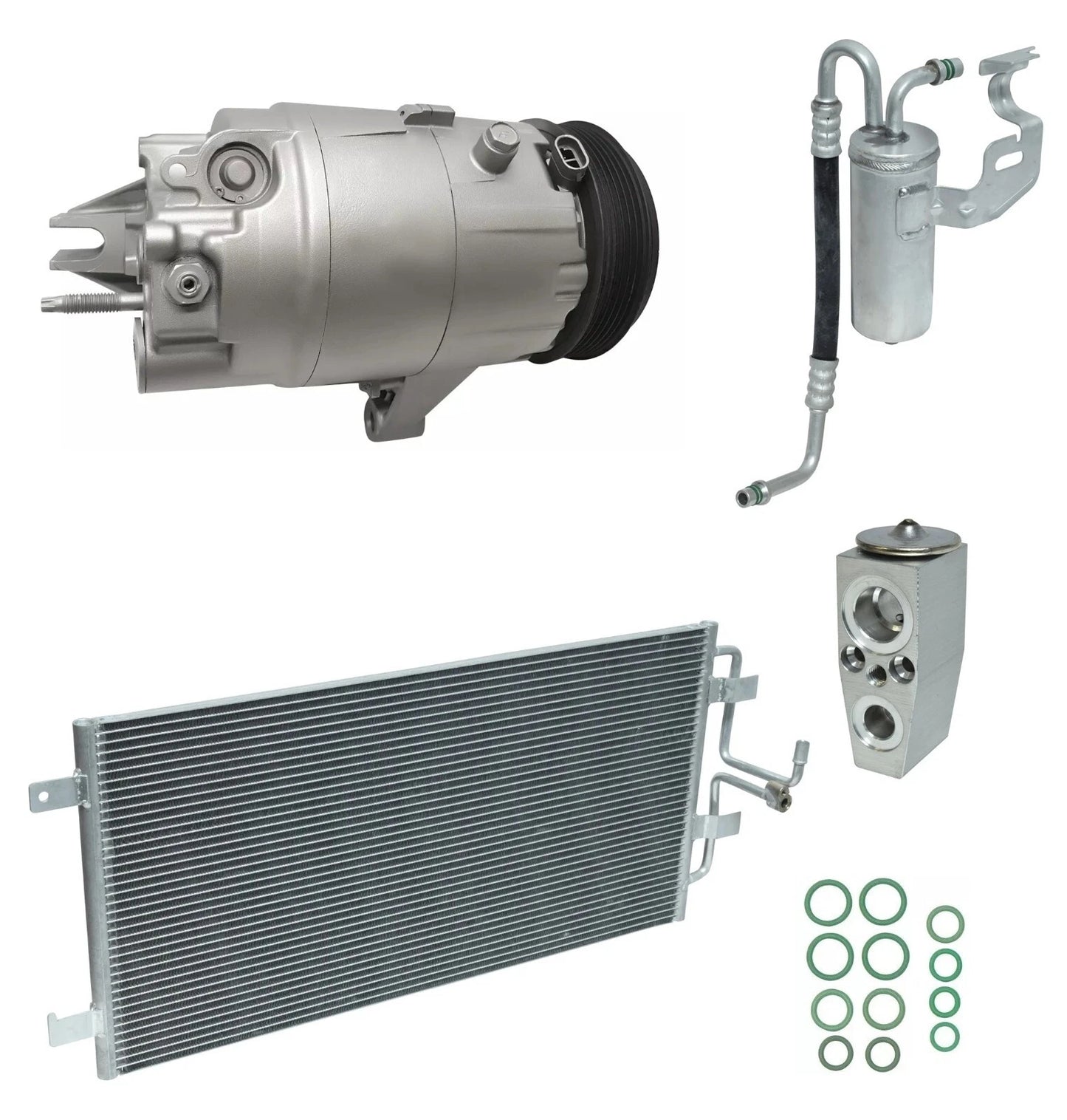 AC Compressor Kit With Condenser for Chevy Monte Carlo 3.8L (2005–2007)