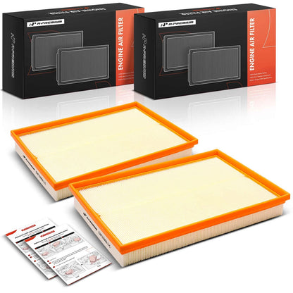 2X Engine Air Filter for Mercedes-Benz SLS AMG (2011–2015)
