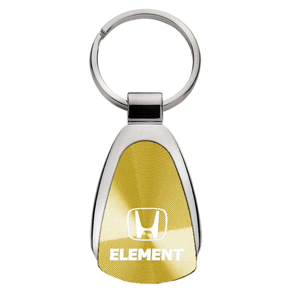 Gold Teardrop Keychain - Officially Licensed for Honda Element