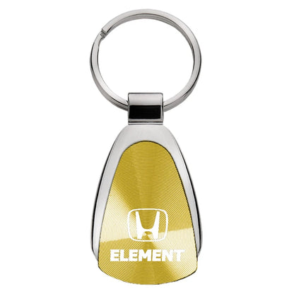 Gold Teardrop Keychain - Officially Licensed for Honda Element