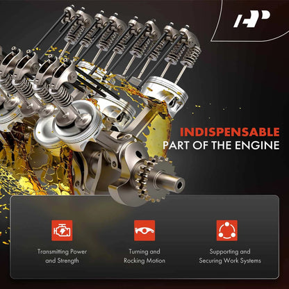 Black Chromoly Roller Rocker Arm Kit for Chevy SBC 350