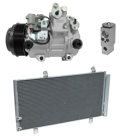 AC Compressor Kit with Condenser for Toyota Venza 3.5L (2012–2016)