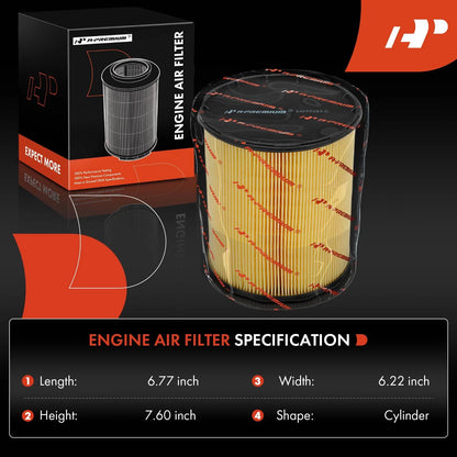 2X Engine Air Filter for Mercedes-Benz CLA45 AMG, GLA45 AMG (2014–2019)