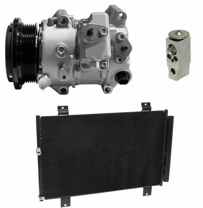 AC Compressor Kit With Condenser for Toyota Highlander 2.7L (2010–2013)