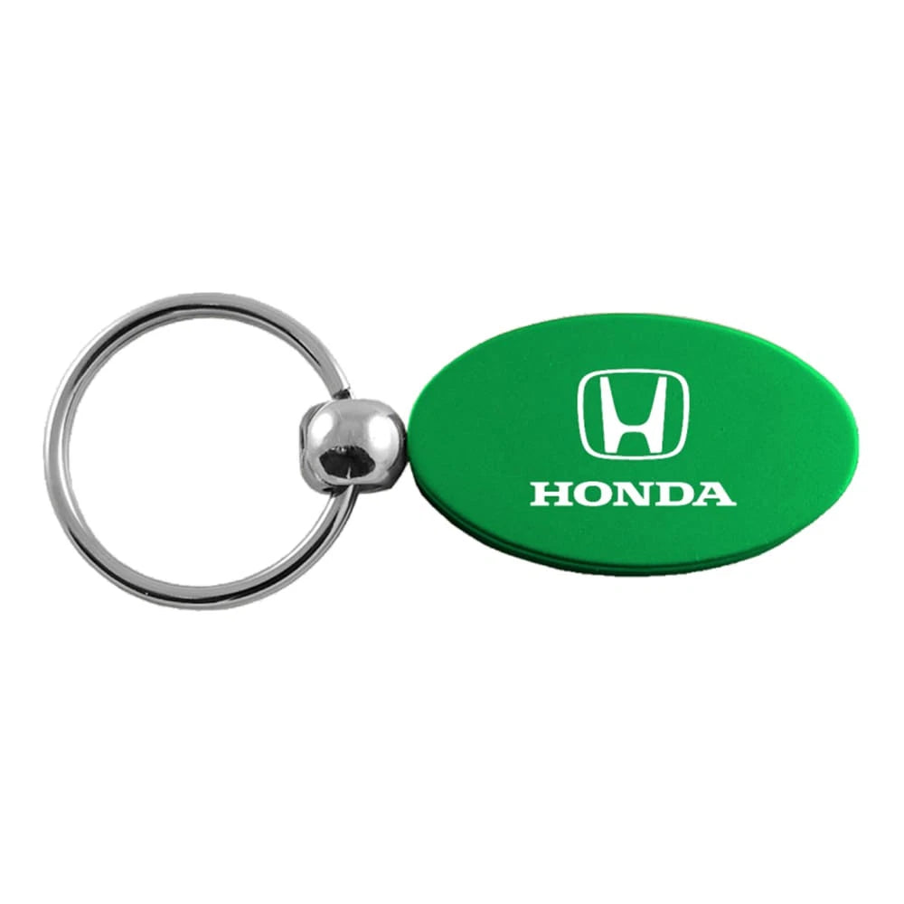 Green Oval Keychain KC1340.HON.GRN - Officially Licensed for Honda