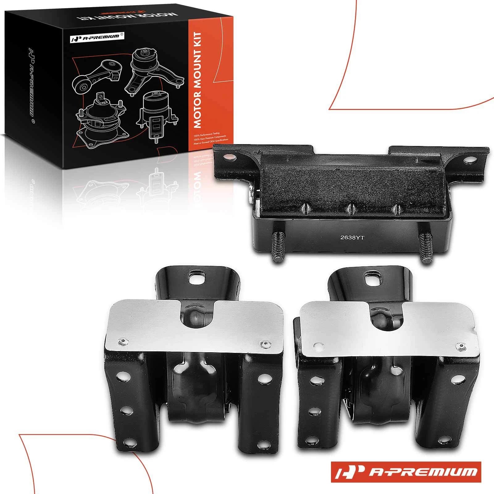 3X Engine Motor & Transmission Mount for Chevrolet Silverado 1500 (1999–2007)