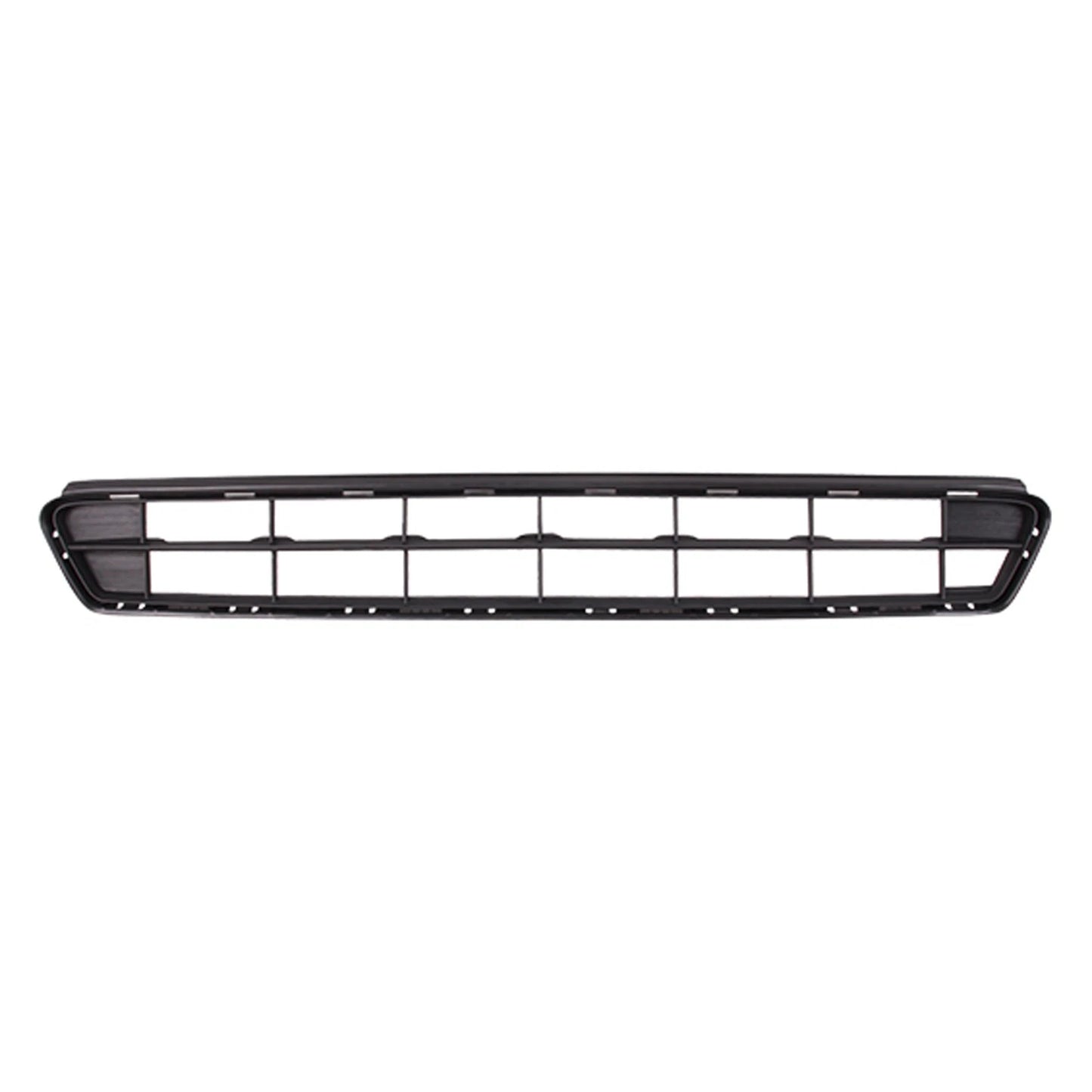 Replacement Black Matte Polypropylene Front Bumper Cover Grille