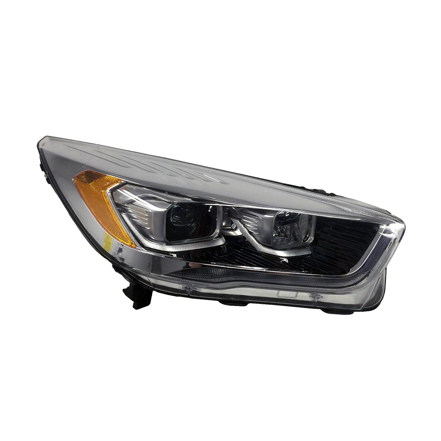Replacement Passenger Side HID Headlight Lens Housing For 2017-2019 Ford Escape