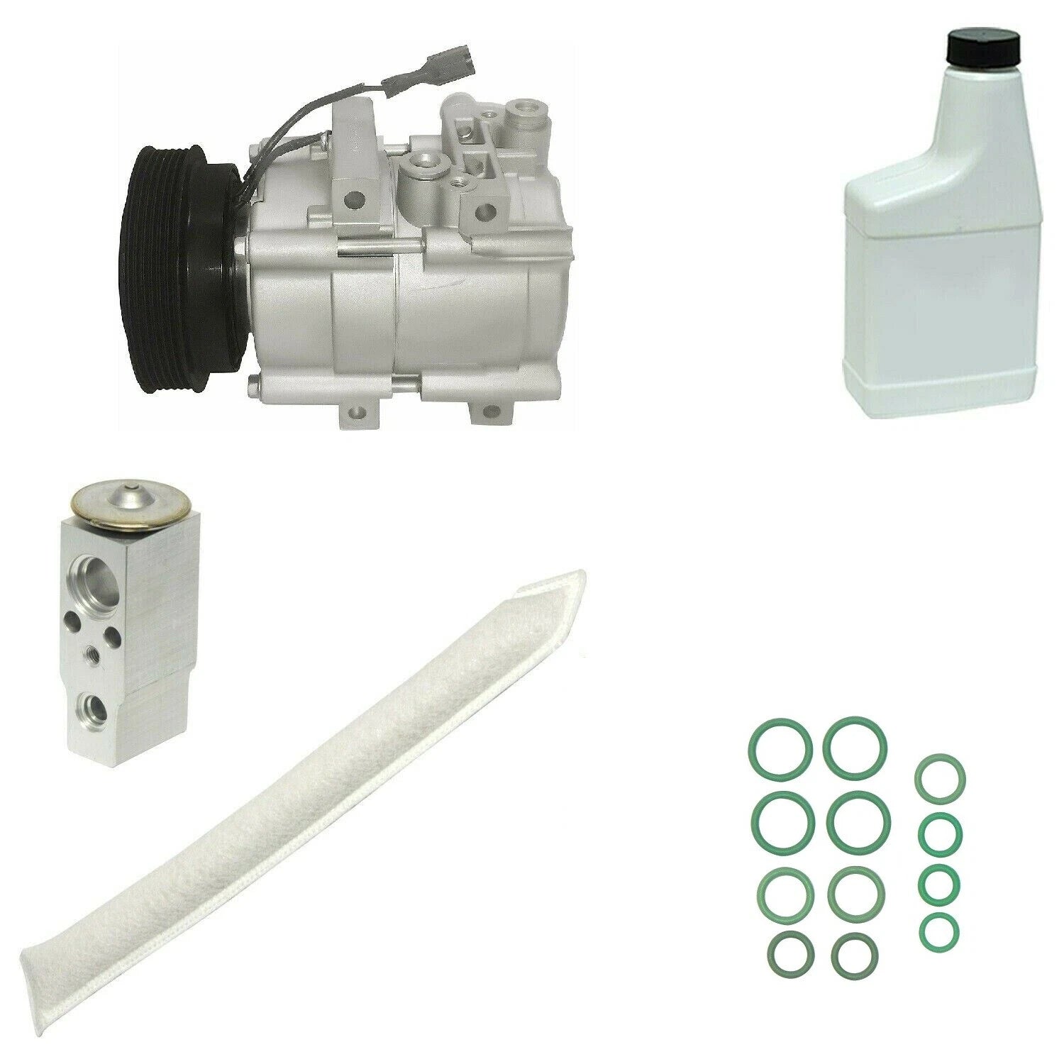 A/C Compressor Kit Replacement for Hyundai Santa Fe 2.7L (2001–2006)
