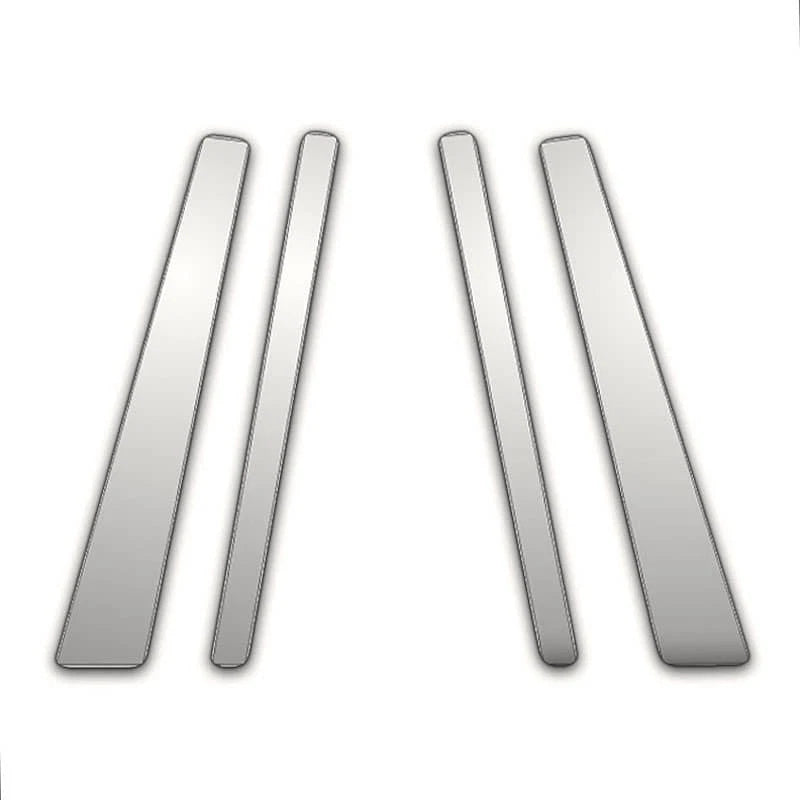 Chrome Pillar Covers 4pc Replacement for Hyundai Accent (2006–2011)