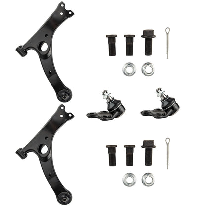 Front Lower Control Arms Ball Joints for 2003–2008 Toyota Corolla (Set of 4)
