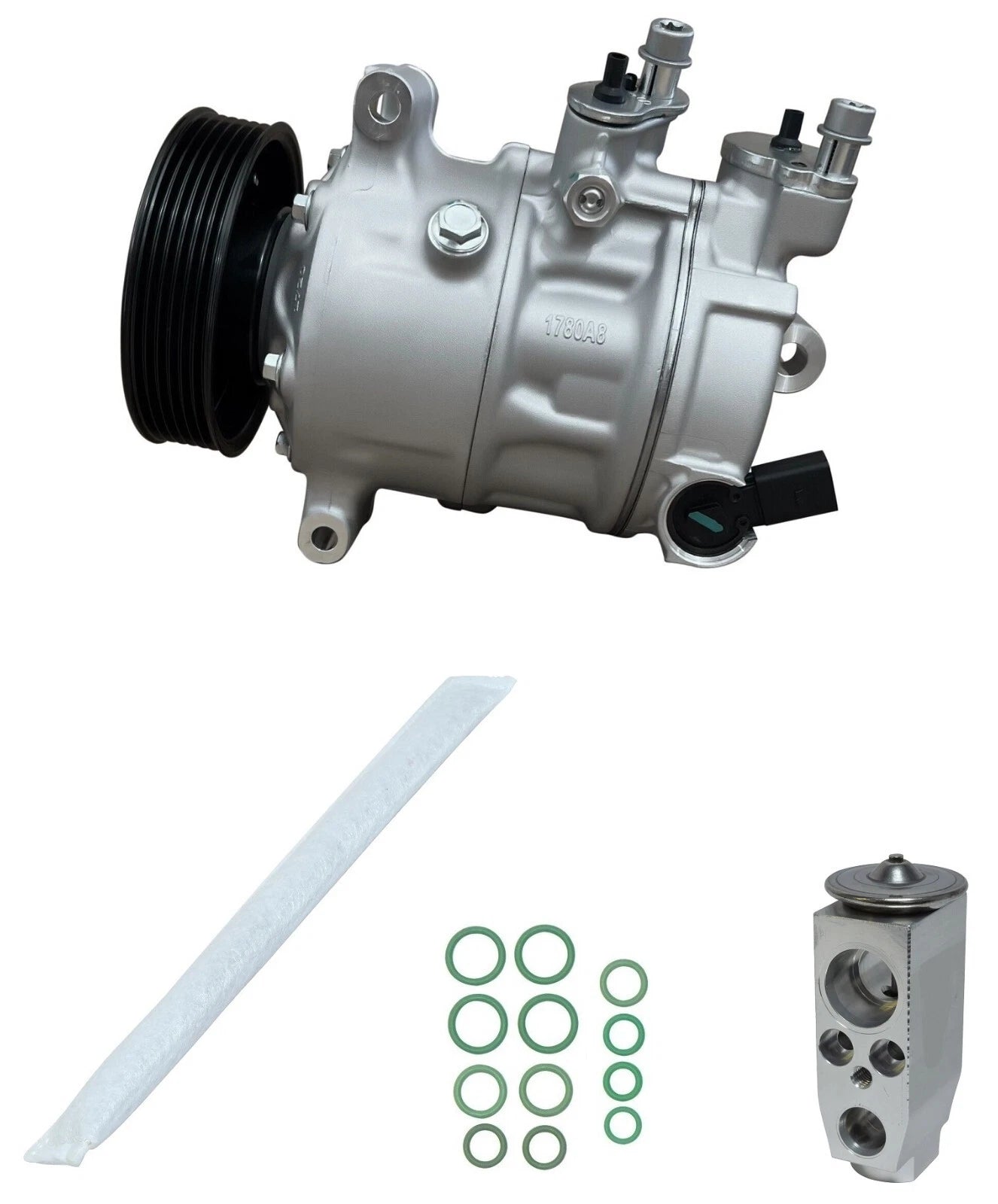 AC Compressor Kit Replacement for Audi S3 Hatchback 2.0L (2017–2019)