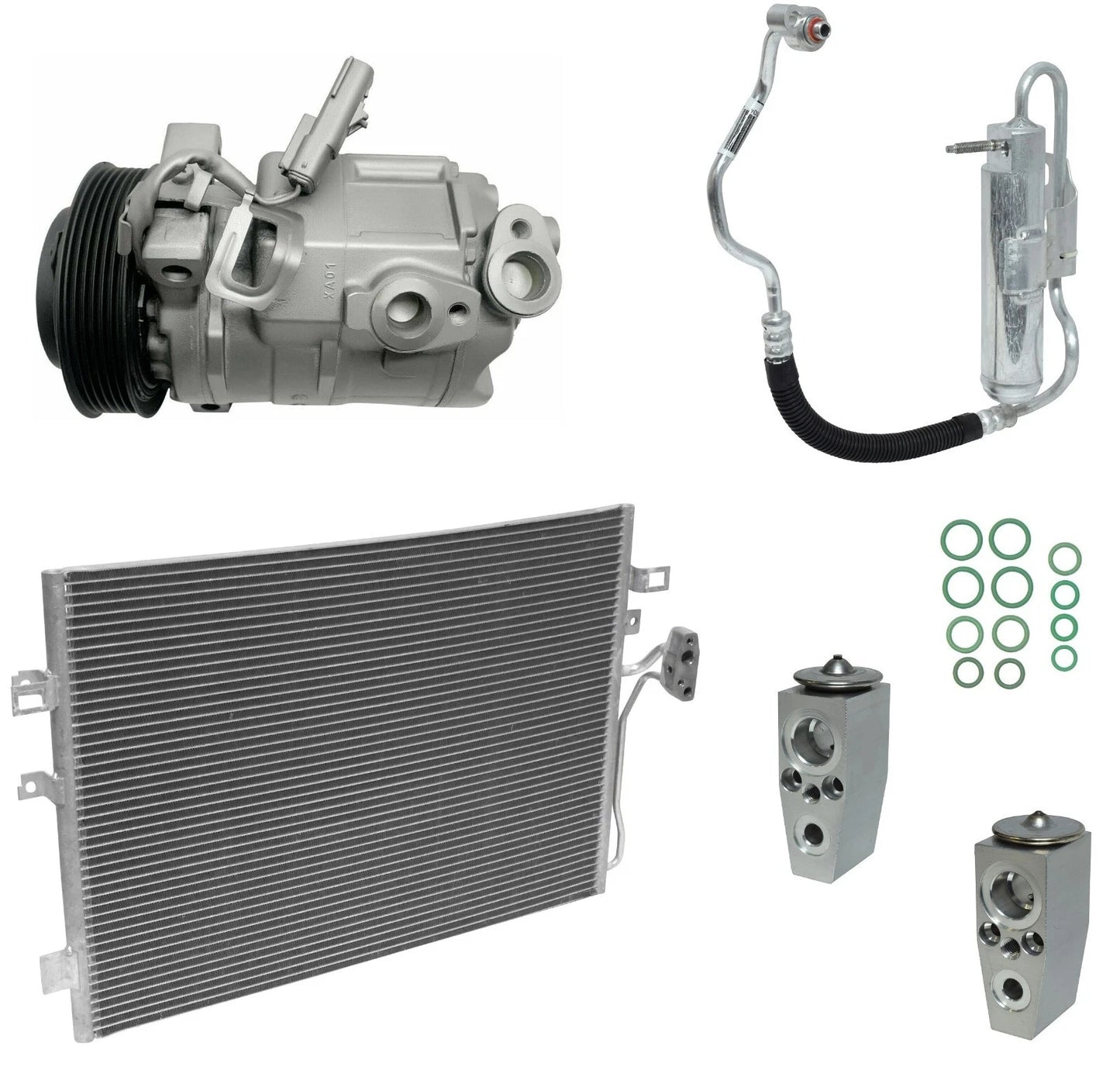 AC Compressor Kit with Condenser for Dodge Journey 2.4L (2015–2018)