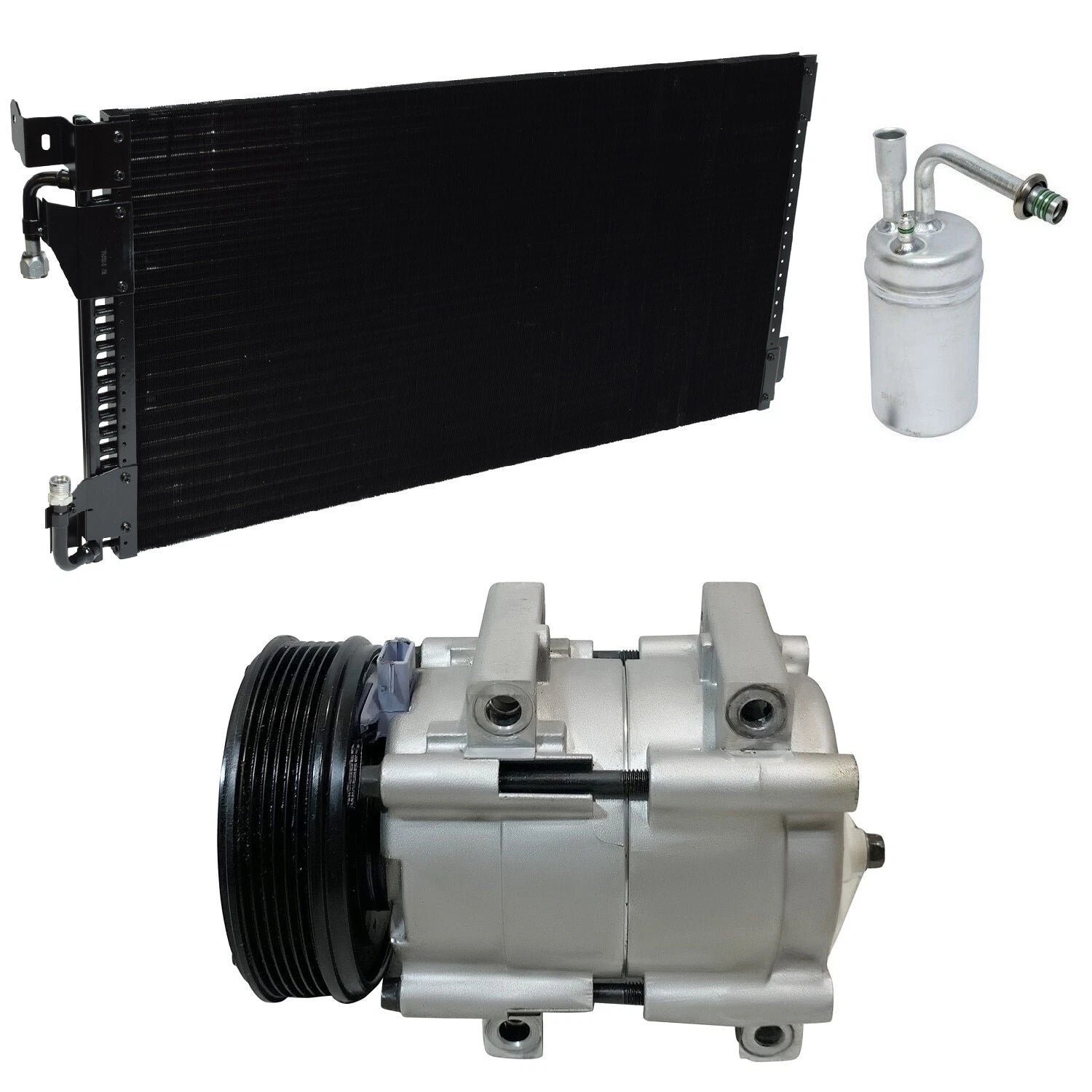 A/C Compressor Kit with Condenser for Lincoln Continental (2001–2002)