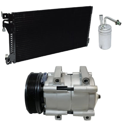 A/C Compressor Kit with Condenser for Lincoln Continental (2001–2002)