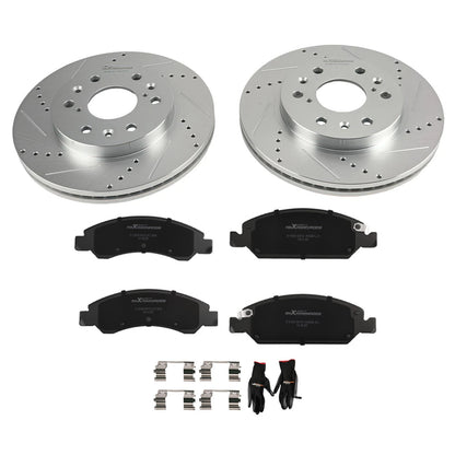 Front Brake Rotors and Pads Kit for Chevrolet Silverado 1500 (2005–2018)