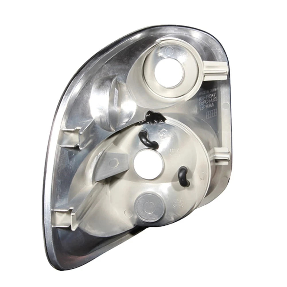 Chrome Smoke Lens Tail Light Assembly for 2001-2003 Ford F-150