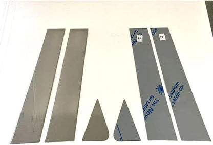 6pc Polished Pillar Post Trim for Chevy Trailblazer (2021–2023)