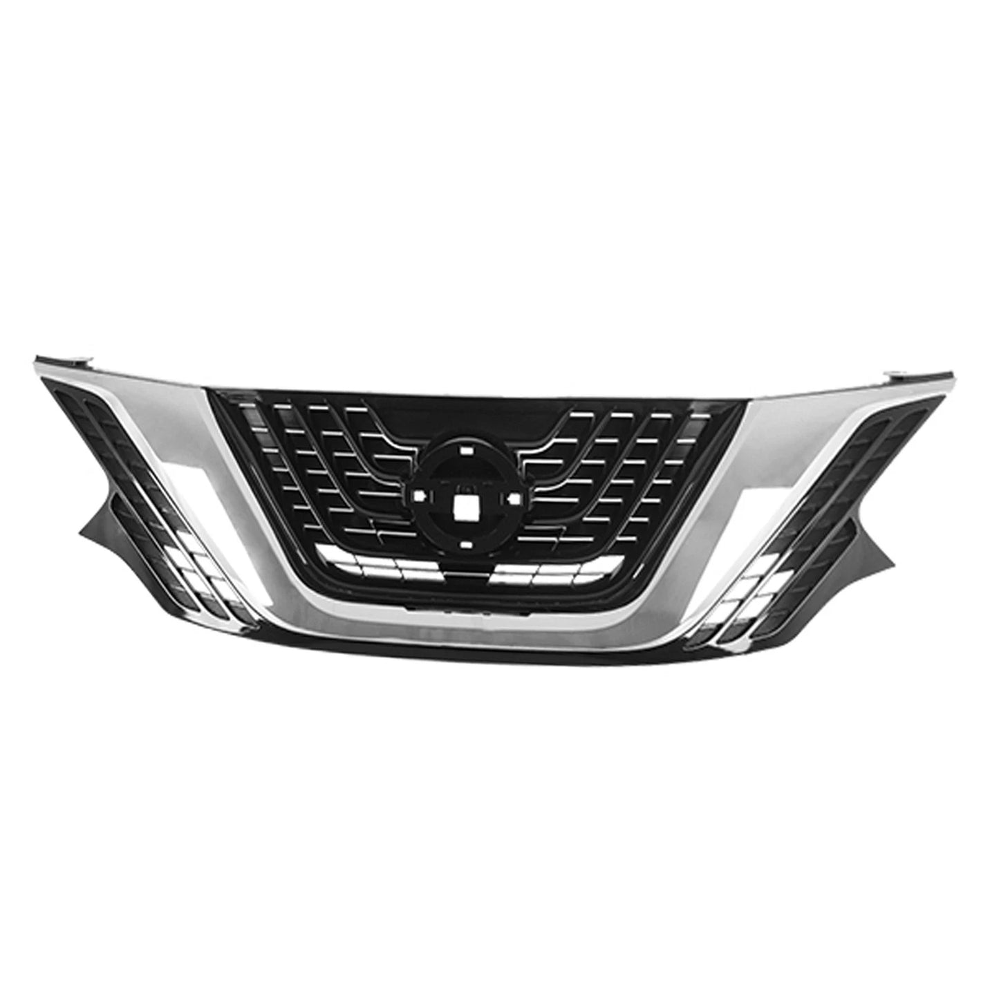 Front Replacement Black Chrome Plastic Grille for Nissan Murano (2015–2018)