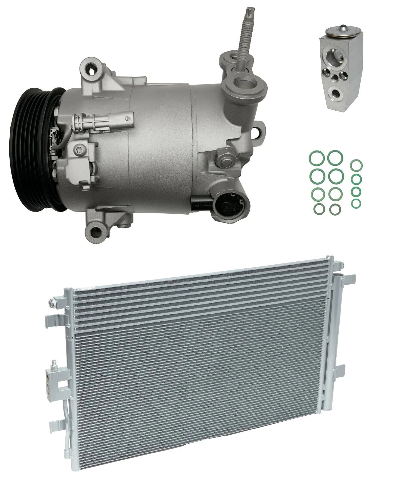 AC Compressor Kit with Condenser for GMC Terrain 1.5L (2019–2019)
