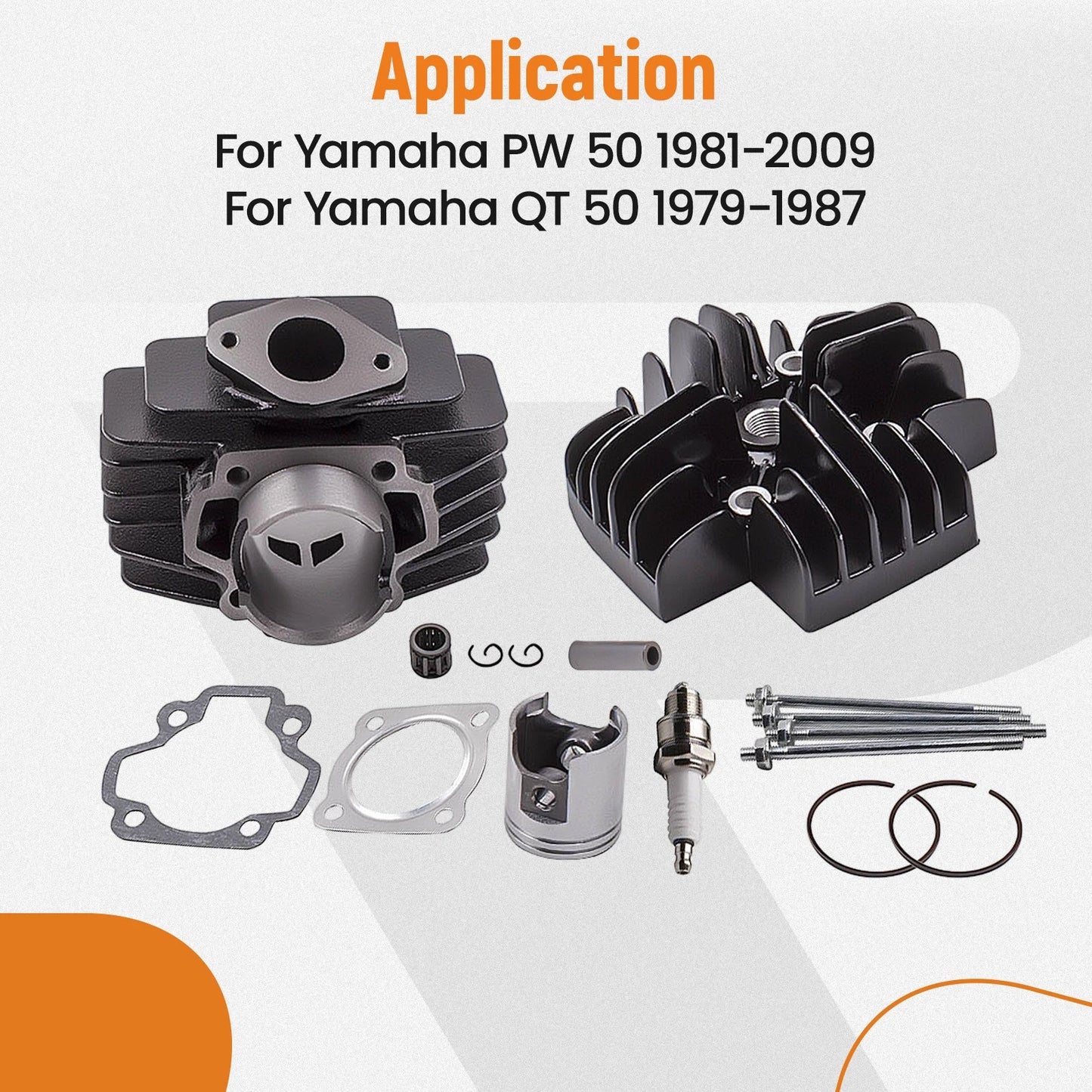 Big Bore Kit Set Top End for Yamaha PW50 (1981–2009)