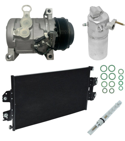 A/C Compressor Kit w/ Condenser for GMC Savana 4500 6.6L (2016–2016)
