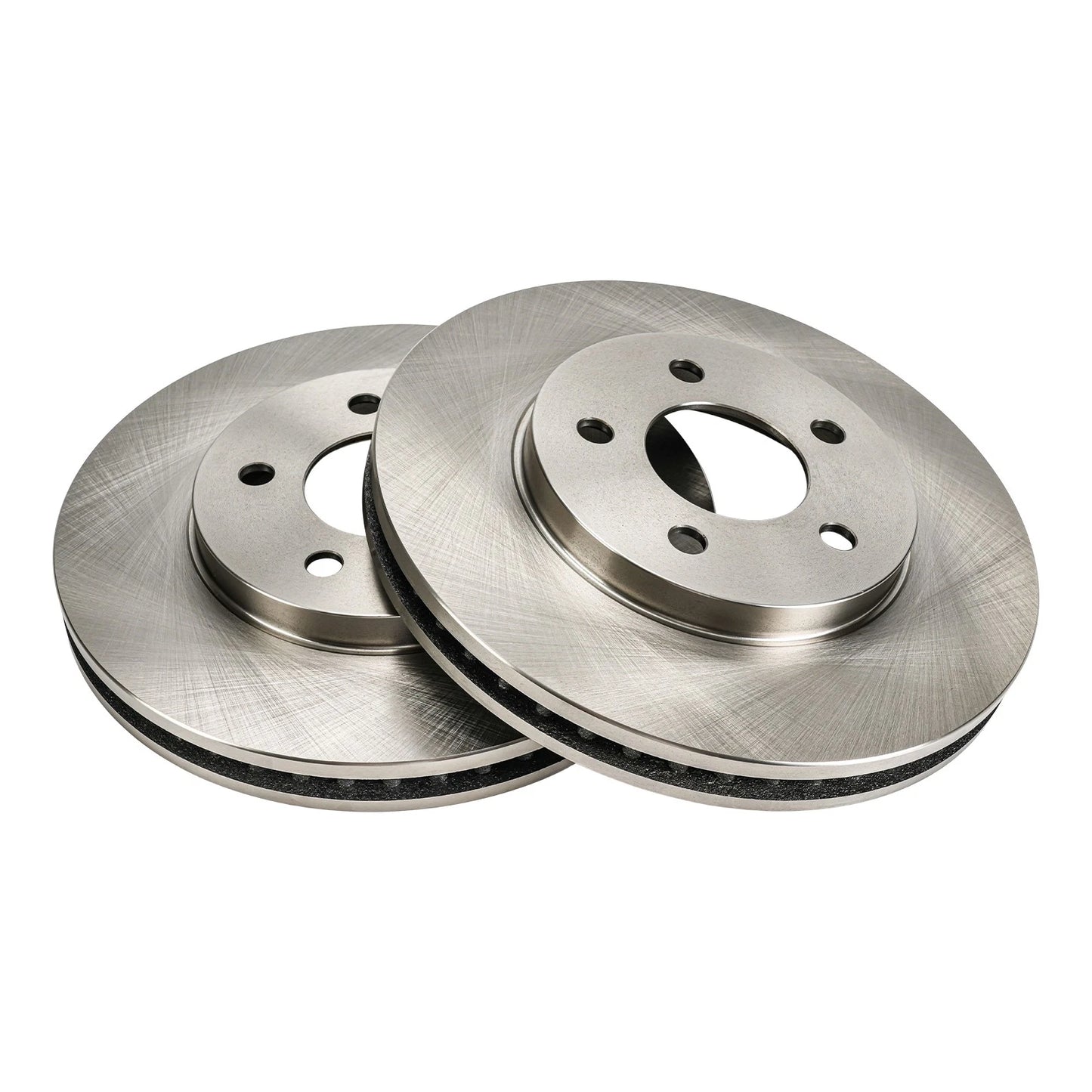 Front Vented Disc Brake Rotors for 2005–2010 Ford Mustang V6 (4.0L) Pair