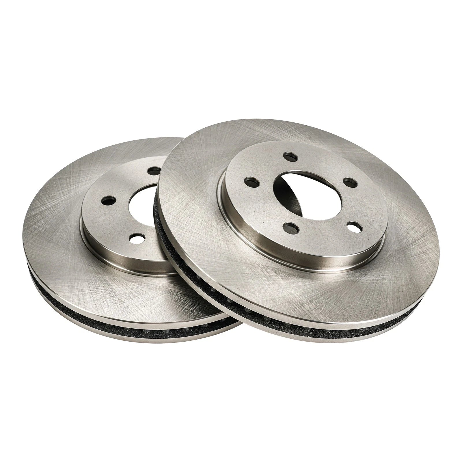 Front Vented Disc Brake Rotors for 2005–2010 Ford Mustang V6 (4.0L) Pair
